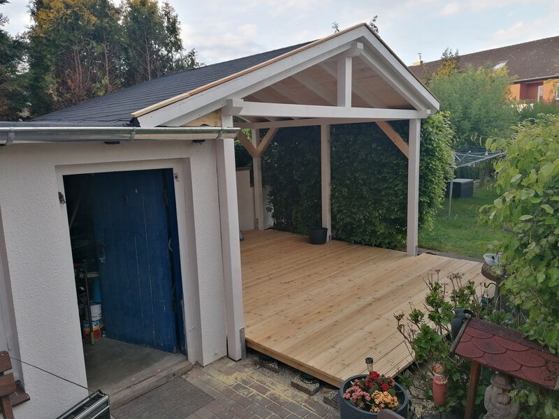 Holzarbeiten Überdächer